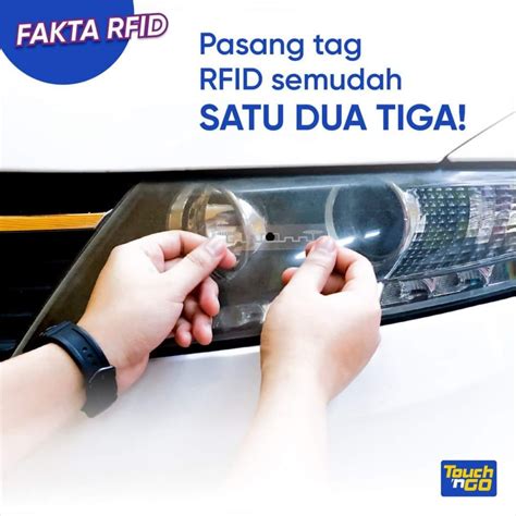 cara pasang tag rfid